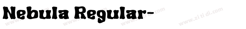 Nebula Regular字体转换